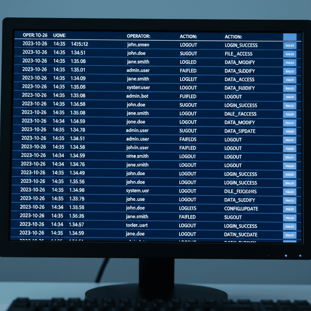 Audit trail logging system
